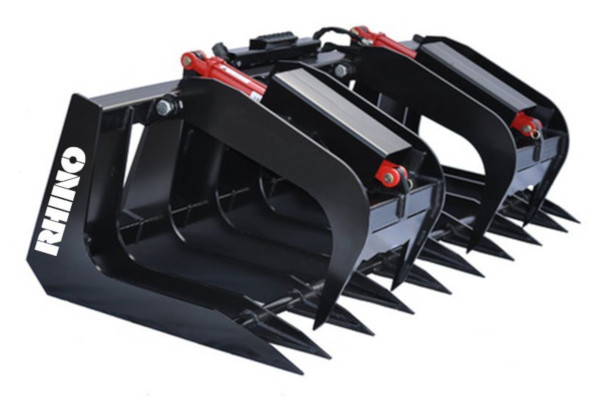 Rhino | Grapples & Pallet Forks | Heavy Duty - Brush Grapples for sale at Rusler Implement, Colorado